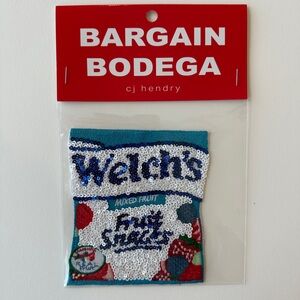 CJ Hendry Bargain Bodega Welch’s sequin patch